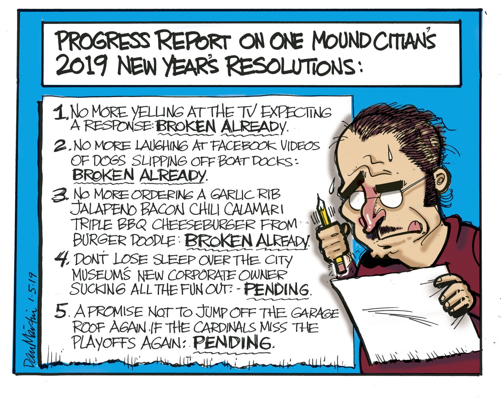 Postcard from Mound City, Jan. 5, 2019